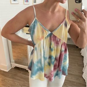 Tie dye tank top